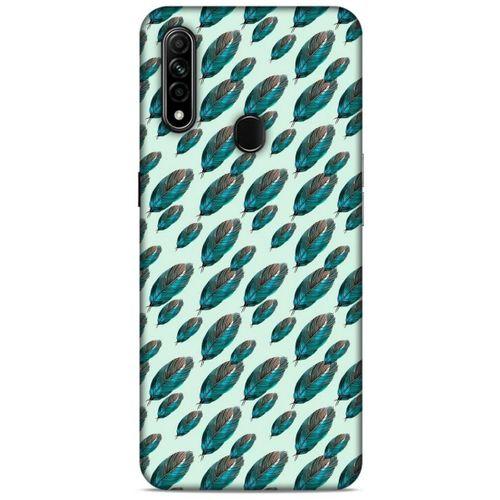 Oppo A31 Kılıf Desenli Özel Seri Tüyler (50) Shockproof Kılıf