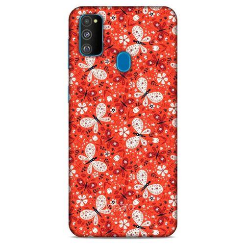 Samsung Galaxy M30s Kılıf Kelebek Etkisi (6) Silikon Kılıf Mavi Yeşil