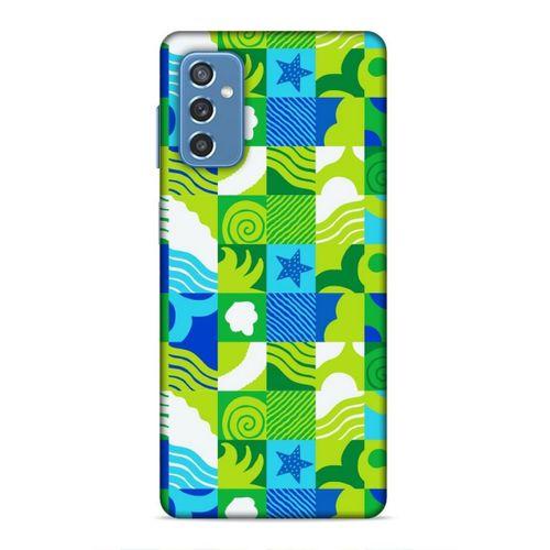 Samsung Galaxy M52 Uyumlu Kılıf Insomnia (46) Core Armor Kılıf Laci Yeşil