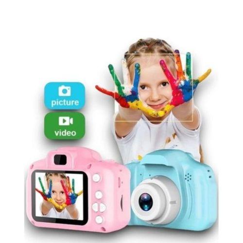 Mavi Kompakt Mini Kamera Hd Video Ve Fotoğraf Çekim Özellikli Şarjlı Model
