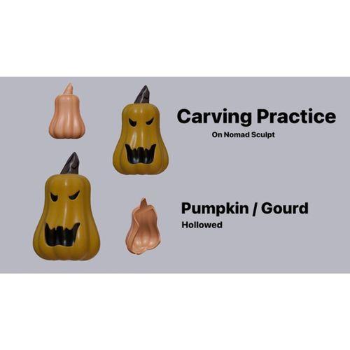 Oymalı Kabak 3D Baskı (Bu ürün Sadece Plastik parçadır - Almadan Önce Soru Sorabilirsiniz)