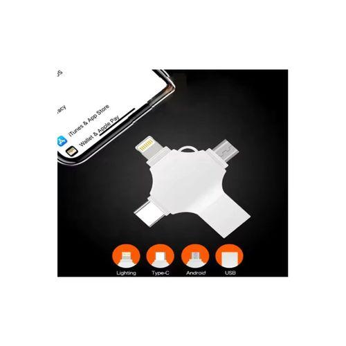 Otg 4in1 Cep Telefonu Çok Fonksiyonlu Usb Flash Bellek 64 Gb Type-c, Micro Sd Ve Kart Okuyucu