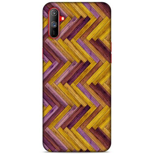 Lopard Oppo Realme C3 Uyumlu Kılıf Wood'X (35) Fit Design Kılıf Baskılı