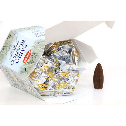 White Sage Back Flow Cones 40'lı