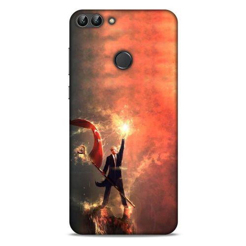 Huawei Psmart Kılıf Atatürk (44) Tough Armor Kılıf Alev Kırmızı