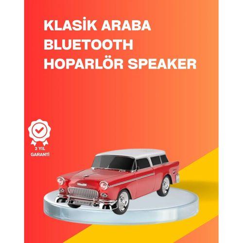 Taşınabilir Klasik Araç Tasarımlı Kablosuz Hoparlör