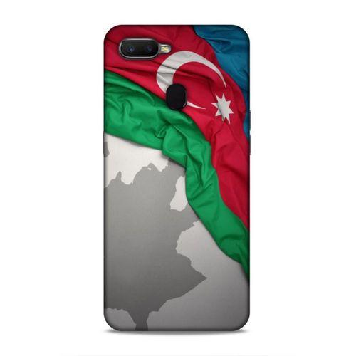 Oppo Ax7 Uyumlu Kılıf Azarbaijan (9) Kılıf Kumaş Bayrak