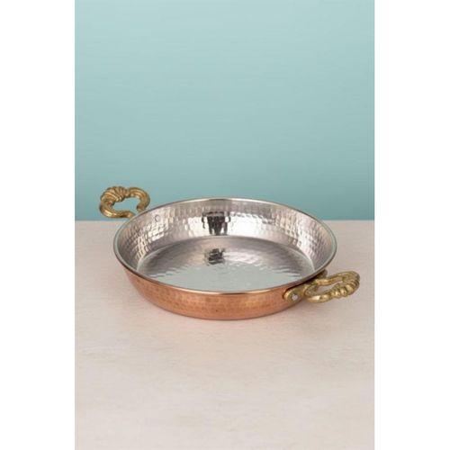 Turna Bakır Soylu Tava 1 No 14 Cm Kalın Kırmızı Turna7550-1