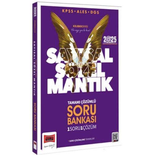 2025 KPSS ALES DGS Kelebek Serisi Tamamı Çözümlü Sayısal Sözel Mantık Soru Bankası Yargı Yayınları