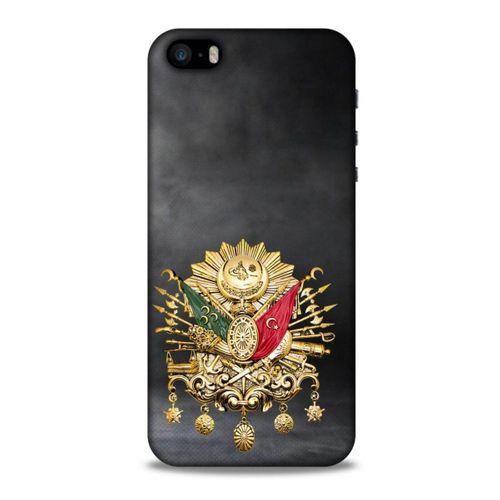 Apple iPhone SE Uyumlu Kılıf Ottoman (6) Silikon Kılıf Tuğra