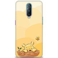 Oppo RX17 Pro Kılıf HD Baskılı Kılıf - Winnie ve Kelebek + Tam Ekran Koruyucu