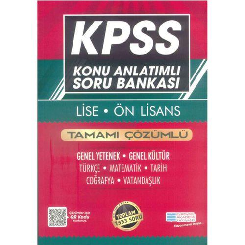 KPSS Lise Önlisans Genel Yetenek Genel Kültür Konu Anlatımlı Soru Bankası Evrensel İletişim Yayınları