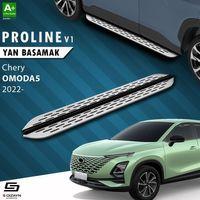 S-Dizayn Chery Omoda5 OEM Still Pro V1 Aluminyum Yan Basamak 183 Cm 2022 Üzeri