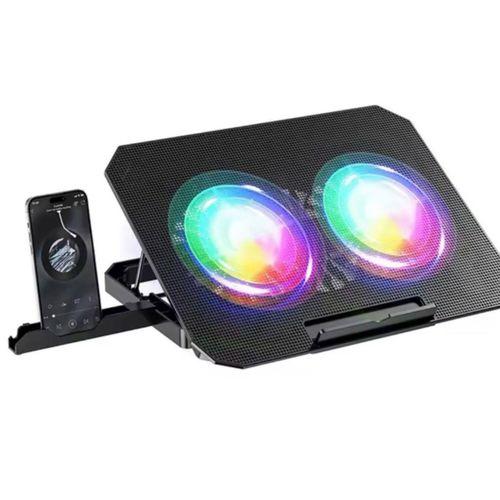 ZRn33 2 Fanlı Standlı Rgb Laptop Soğutucu