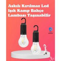 C Tipi Şarjlı Asılabilir Kamp Feneri
