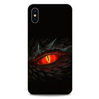 Apple iPhone XS Max Kılıf Dragons (43) Thin Fit Kılıf Ejderha Animasyon