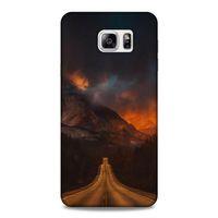 Lopard Samsung Galaxy Note 5 Uyumlu Kılıf Gece'S (47) Crystal Flex Kılıf Kızıl Yol