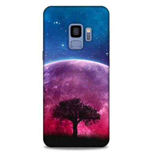 Lopard Samsung Galaxy S9 Uyumlu Kılıf Gece'S (39) Liquid Crystal Kılıf Pembe Ay
