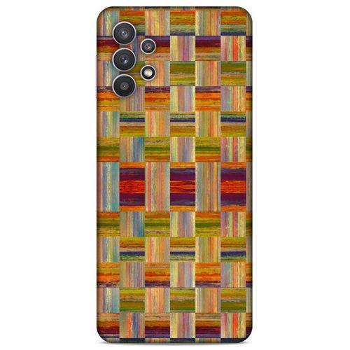 Lopard Samsung Galaxy A32 Uyumlu Kılıf Wood'X (49) Ultra Silikon Kılıf Baskılı