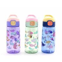 Renkli Pipetli Suluk 600 Ml Bpa İçermez Alk2968