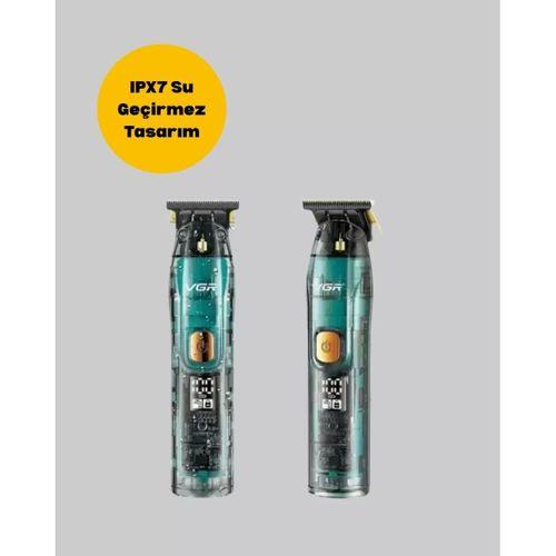 Vgr V-695 Profesyonel Saç Ve Sakal Kesme Makinesi Şarjlı Ve Kablolu Kullanım