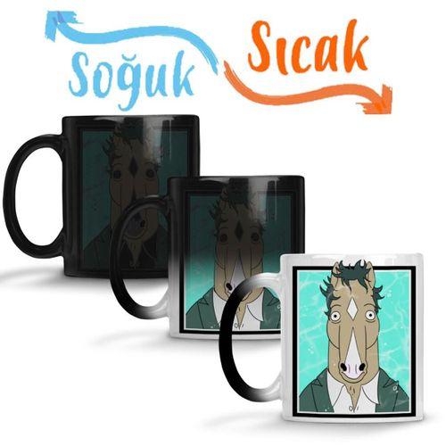 Bojack Horseman 012 Sihirli Kupa Bardak Porselen