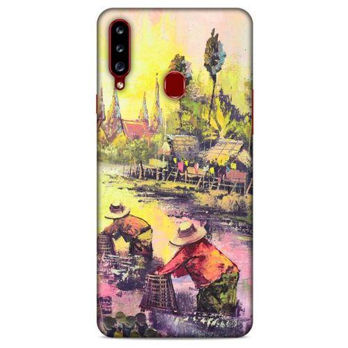 Cityx (14) Samsung Galaxy A20s Kılıf Silikon Kapak Desenli