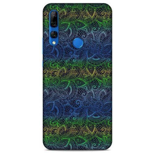 Huawei Y9 Prime 2019 Kılıf Desenli Özel Seri Tüyler (44) Tough Armor Kılıf