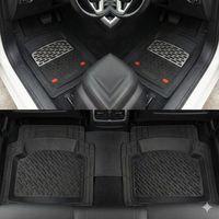 Safir Toyota Uyumlu Land Cruiser Havuzlu Universal Paspas Krom Karbon Parça