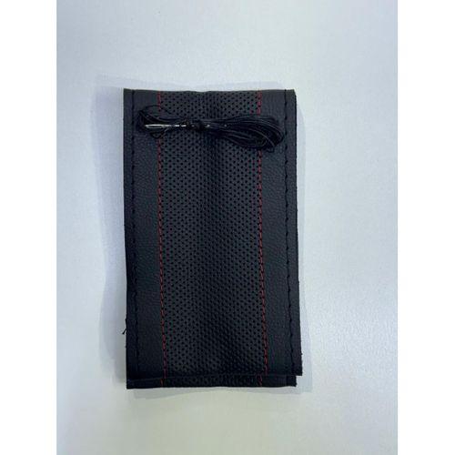 Direksiyon Simidi Kaplaması, 38 cm/15 inç Deri Direksiyon Simidi Kılıfı İğne ve İplikle El Yapımı