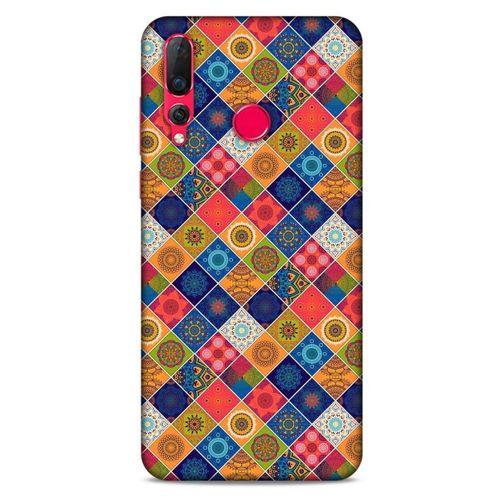 Lopard Huawei P Smart Z Uyumlu Kılıf Ethnic Culture (42) Rugged Armor Kılıf
