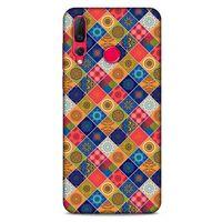 Lopard Huawei P Smart Z Uyumlu Kılıf Ethnic Culture (42) Rugged Armor Kılıf
