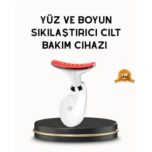 Boyun Ve Gıdı Toparlayıcı Ems Cilt Sıkılaştırıcı 7000 Titreşim Isı Terapisi