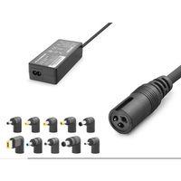 15-24V 90W Universal Laptop Adaptörü - 10 Farklı Uç - Tüm Markalarla Uyumlu - Siyah HD8887