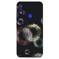 Y.Liva-2021 Özel Seri Siyah Soyut-130 Xiaomi Redmi Note 7 Pro Kılıf Silikon Kapak