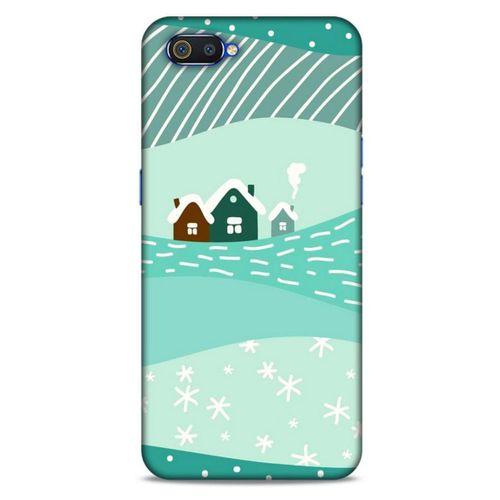 Oppo Realme C2 Kılıf Snowix (16) Kalın Kılıf Su Yeşili
