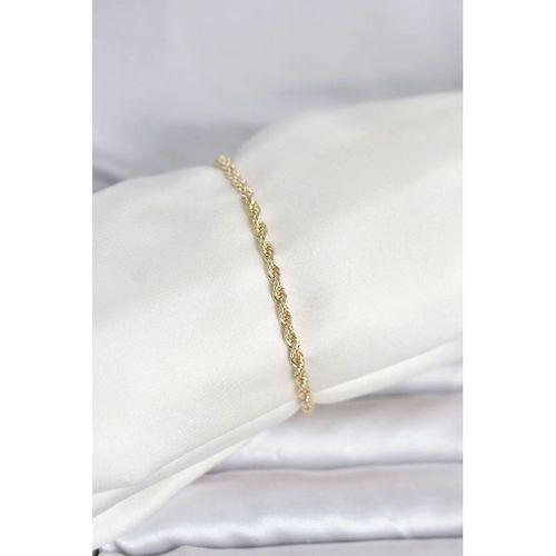 CM 14K Gold Renk Burgu Model Kadın Bileklik