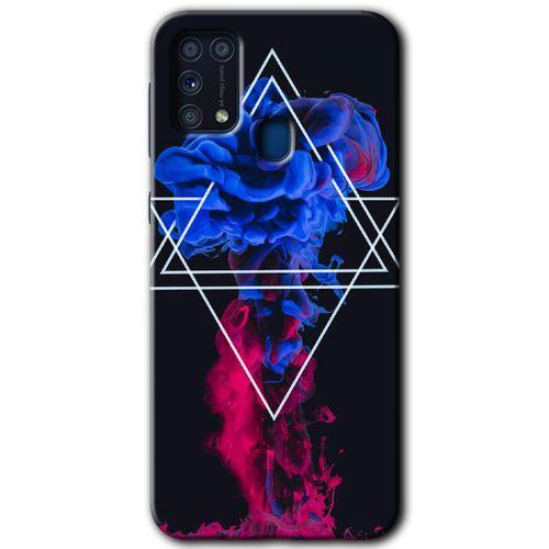 Samsung Galaxy M31 Kılıf HD Desen Baskılı Arka Kapak - Mekanik Duman 1