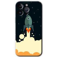 iPhone 14 Pro Kılıf HD Desen Baskılı Arka Kapak - Space Smoke