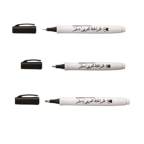 ARTLİNE SUPREME CALLİGRAPHY PEN  (1.0-2.0-3.0) ARABİC KALİGRAFİ KALEMİ SİYAH ( 3 Adet )