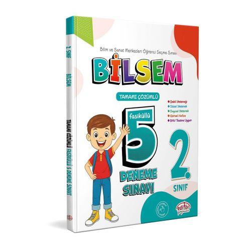2. Sınıf Bilsem Tamamı Çözümlü 5 Deneme Sınavı Editör Yayınları