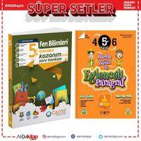 Çanta Yayınları 5. Sınıf Fen Bilimleri Etkinlikli Kazanım ve Lodos Eğlenceli Paragraf Soru Bankası Seti 2 Kitap