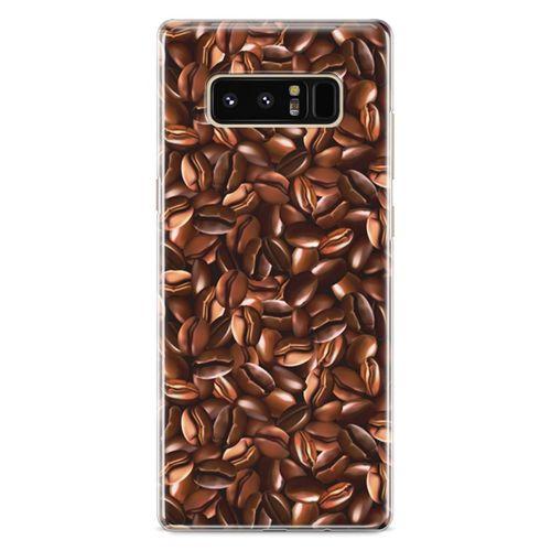 Samsung Galaxy Note 8 Kılıf Çekirdek Kahve Arka Kapak Koruma Desenli Full Koruyucu