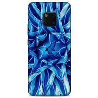 Lopard Huawei Mate 20 Pro Uyumlu Kılıf Bahar (13) Silikon Kap Açık Mavi
