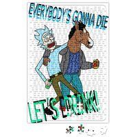 Bojack Horseman Rick and Morty Puzzle 240 Parça Yapboz