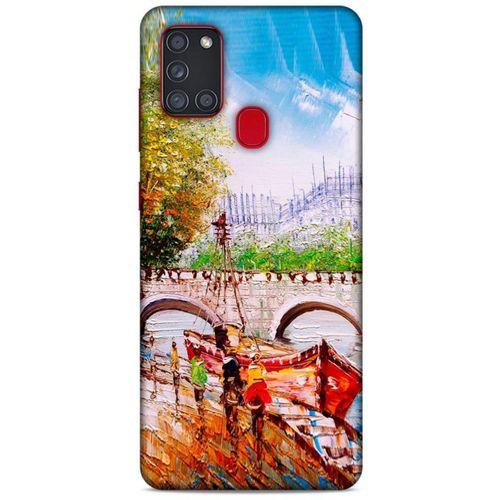 Cityx (30) Samsung Galaxy A21s Kılıf Silikon Kapak Desenli