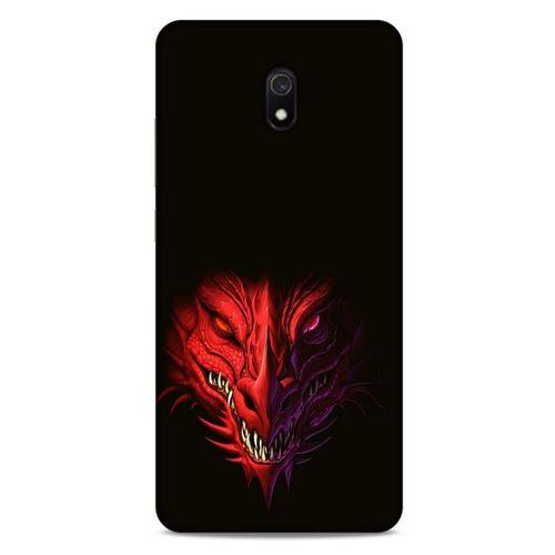 Xiaomi Redmi 8A Kılıf Dragons (16) Kalın Kılıf Kırmızı King Ejderha
