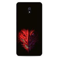 Xiaomi Redmi 8A Kılıf Dragons (16) Kalın Kılıf Kırmızı King Ejderha