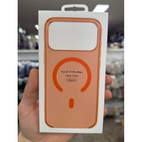 İphone 17 Pro Max ile Uyumlu Magsafe Özellikli Kristal Netlik Sararmaz PC Clear Case
