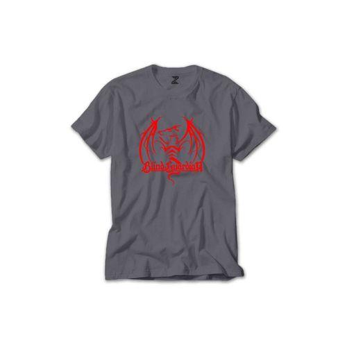Blind Guardian Dragon Red Renkli Tişört Sarı Renkli
